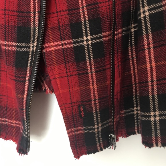 -SOLD- Torrid Tripp Red & Black Plaid Vest - Picture 4 of 8